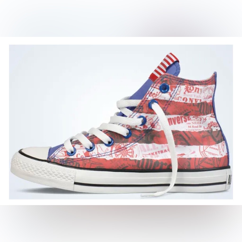 Converse All Stars 2012 Olympics United States High Top Sneakers Stars Stripes